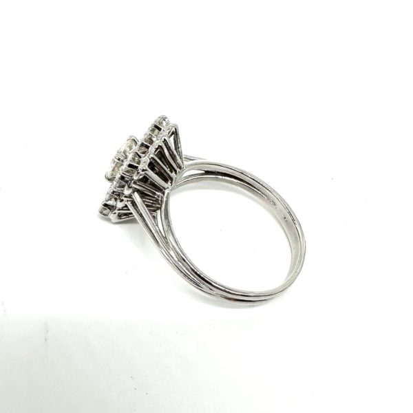 Bague or blanc et diamants – Image 6