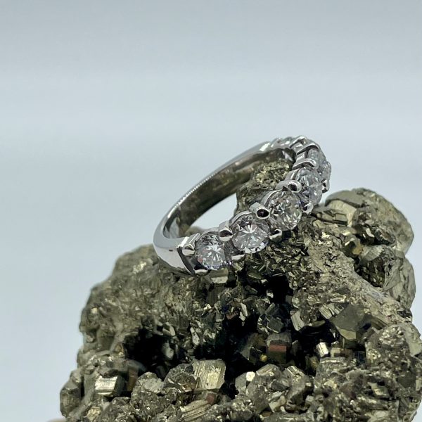 bijou occasion bijouterie frot guilde or 750 blanc bague diamants
