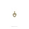 bijou occasion bijouterie frot guilde or jaune diamants coeur pendentif