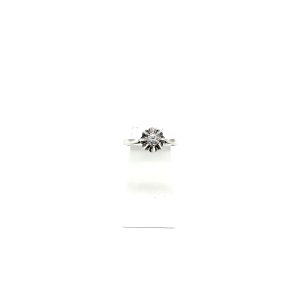 bijou occasion bijouterie frot guilde or blanc 750 solitaire diamant