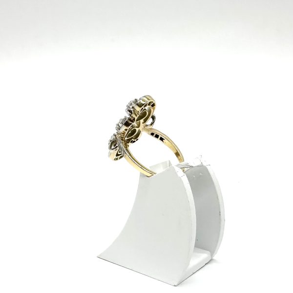 bijou occasion bijouterie frot guilde or 750 bicolore or diamants