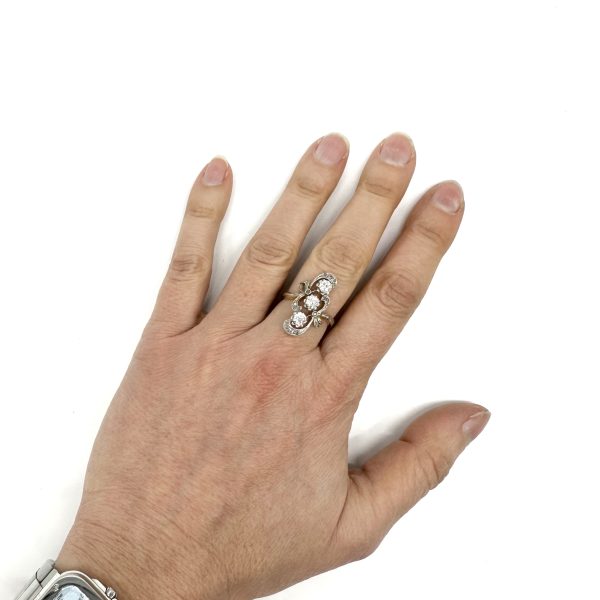 bijou occasion bijouterie frot guilde or 750 bicolore or diamants