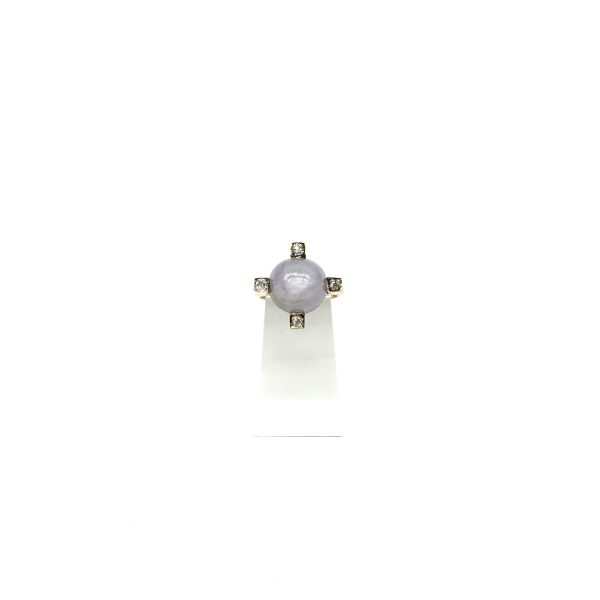 bijou occasion bijouterie frot guilde or jaune saphir cabochon étoilé blanc diamants