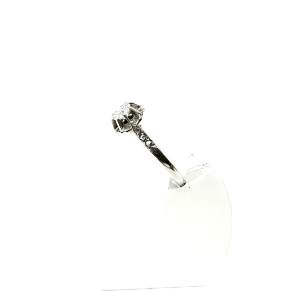 bijou occasion bijouterie frot guilde platine solitaire diamant accompagné