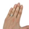 bijou occasion bijouterie frot guilde platine solitaire diamant accompagné