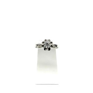 bijou occasion bijouterie frot guilde platine solitaire diamant accompagné