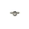 bijou occasion bijouterie frot guilde platine solitaire diamant accompagné