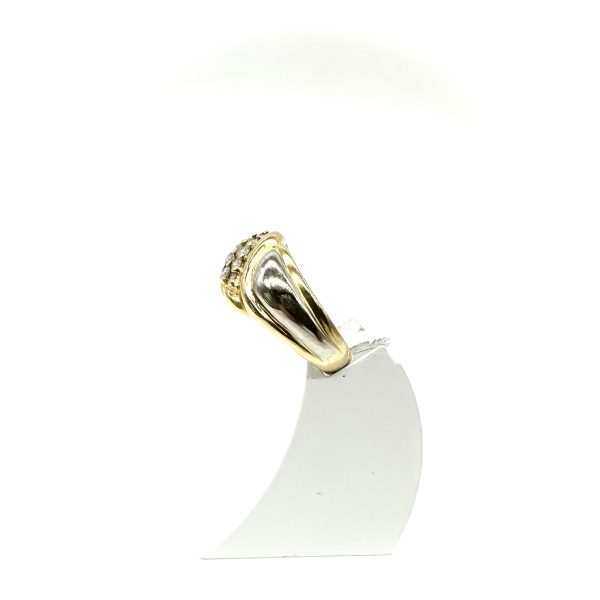 bijou occasion bijouterie frot guilde or 750 jaune blanc bicolore diamants