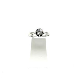 bijou occasion bijouterie frot guilde or blanc 750 solitaire diamant ancien