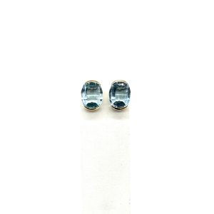 bijou occasion bijouterie frot guilde or 750 jaune topaze contemporaine boucles d oreilles