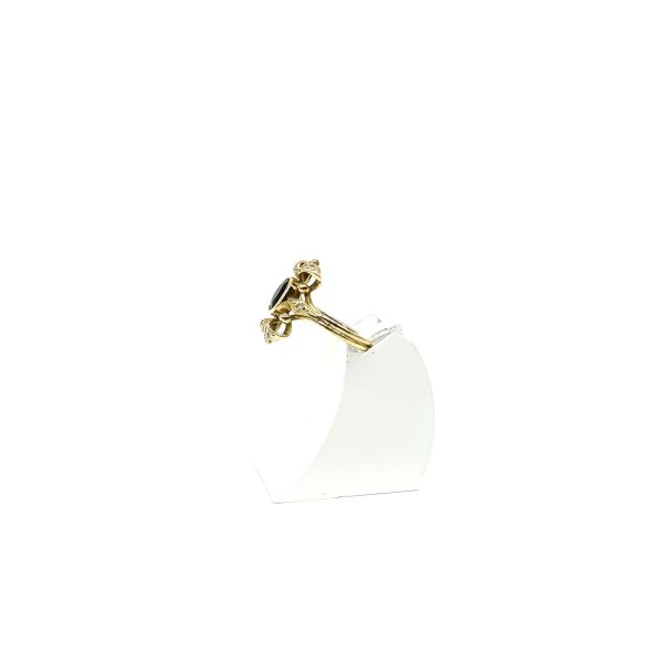 bijou occasion bijouterie frot guilde 18 carats 750 millièmes bague saphir diamants