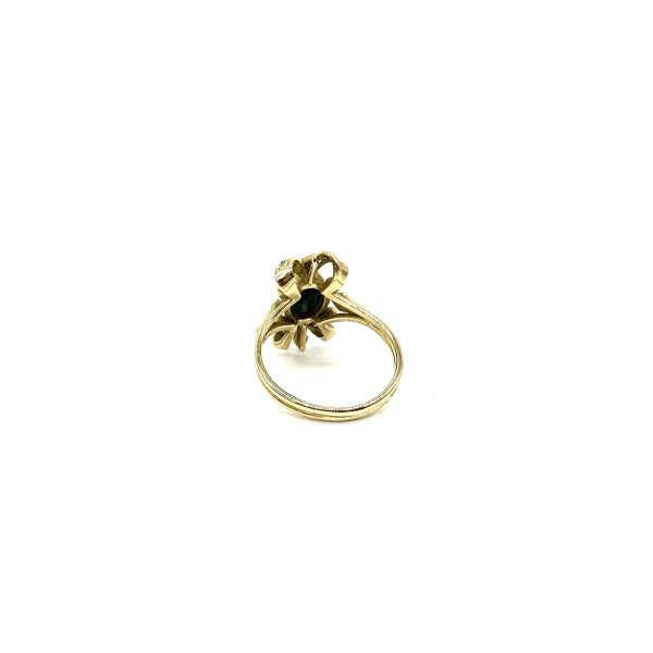 bijou occasion bijouterie frot guilde 18 carats 750 millièmes bague saphir diamants