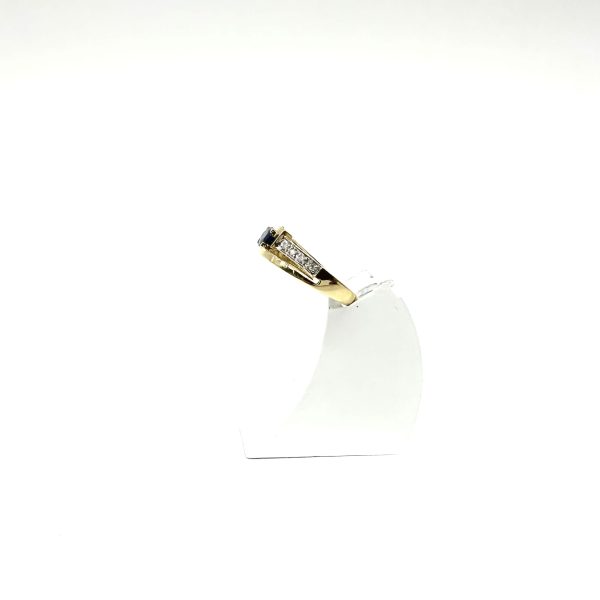 bijou occasion bijouterie frot guilde 18 carats 750 millièmes bague saphir diamants
