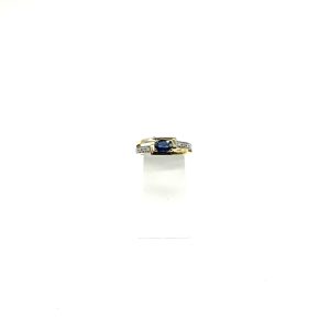 bijou occasion bijouterie frot guilde 18 carats 750 millièmes bague saphir diamants