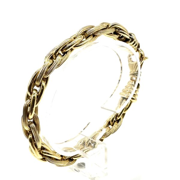 bijou occasion bijouterie frot guilde 18 carats 750 millièmes bracelet volume fantaisie