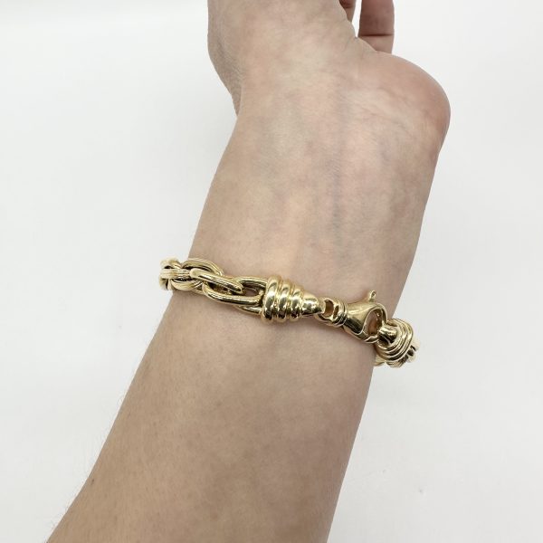 bijou occasion bijouterie frot guilde 18 carats 750 millièmes bracelet volume fantaisie