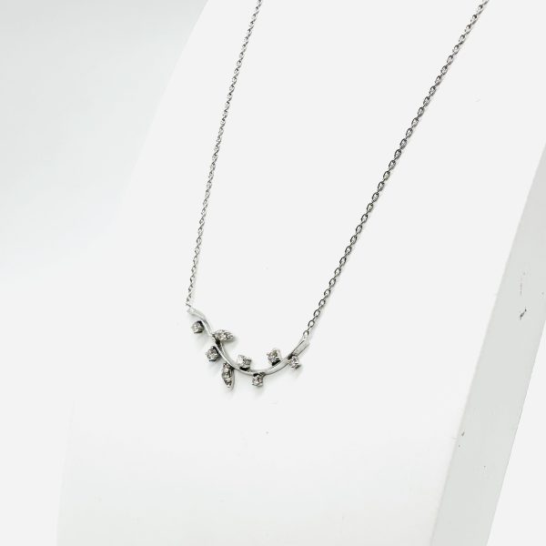 bijou occasion bijouterie frot guilde collier or blanc 750 18 carats collier diamant