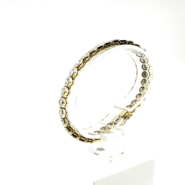 bijou occasion bijouterie frot guilde 18 carats 750 millièmes bracelet rivières diamants