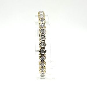 bijou occasion bijouterie frot guilde 18 carats 750 millièmes bracelet rivières diamants
