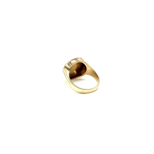 bijou occasion bijouterie frot guilde or jaune 750 18 carats bague chevalière