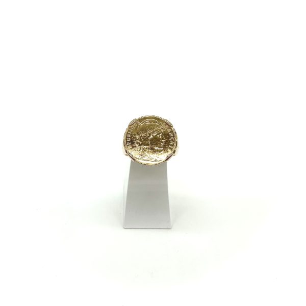 bijou occasion bijouterie frot guilde or jaune 750 18 carats bague chevalière