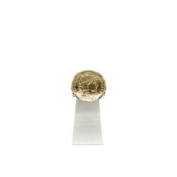 bijou occasion bijouterie frot guilde or jaune 750 18 carats bague chevalière