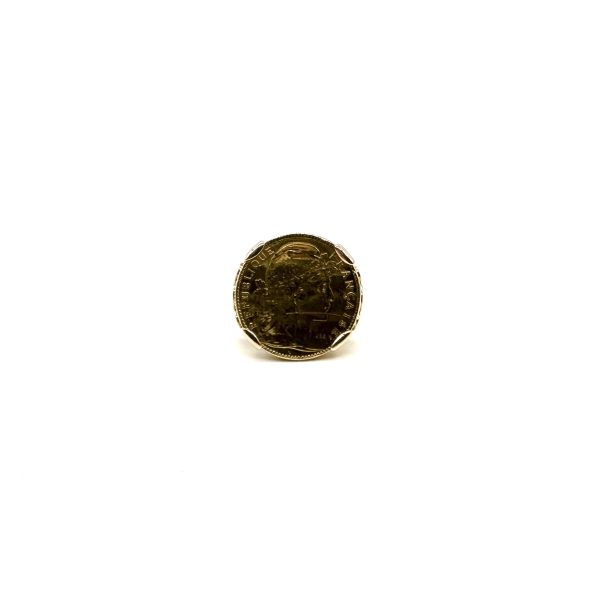 bijou occasion bijouterie frot guilde or jaune 750 18 carats bague chevalière