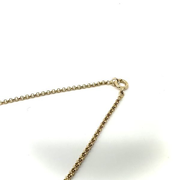 bijou occasion bijouterie frot guilde collier or jaune 750 18 carats filigrane perle de culture