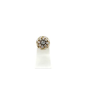 bijou occasion bijouterie frot guilde or rose 750 18 carats bague synthétique chou