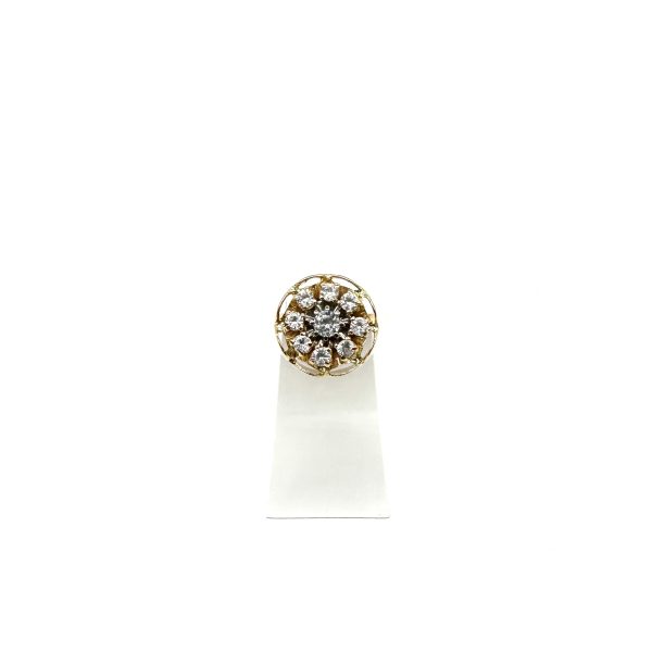 bijou occasion bijouterie frot guilde or rose 750 18 carats bague synthétique chou