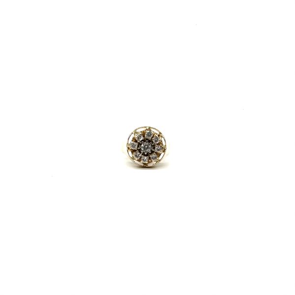 bijou occasion bijouterie frot guilde or rose 750 18 carats bague synthétique chou