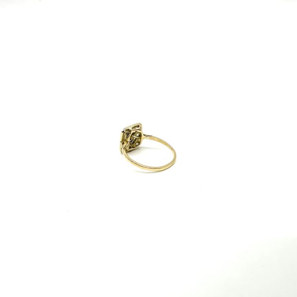 bijou occasion bijouterie frot guilde or jaune platine 750 18 carats bague saphirs diamants