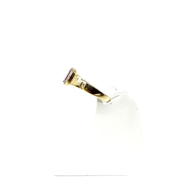 bijou occasion bijouterie frot guilde or jaune 750 18 carats bague rubis diamant