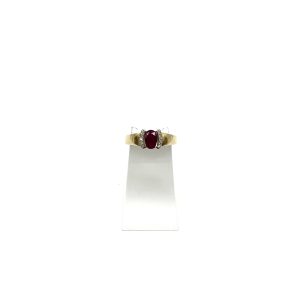 bijou occasion bijouterie frot guilde or jaune 750 18 carats bague rubis diamant