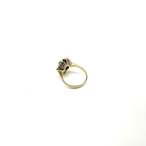 bijou occasion bijouterie frot guilde or jaune platine 750 18 carats bague saphirs diamants
