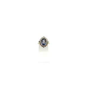 bijou occasion bijouterie frot guilde or jaune platine 750 18 carats bague saphirs diamants