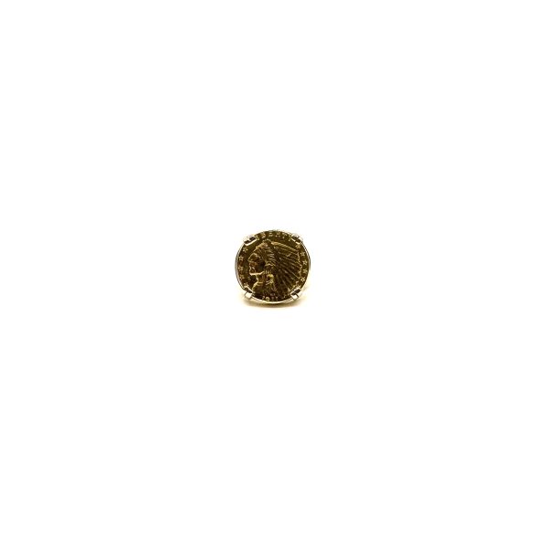 bijou occasion bijouterie frot guilde or jaune 750 18 carats bague chevalière tête indien