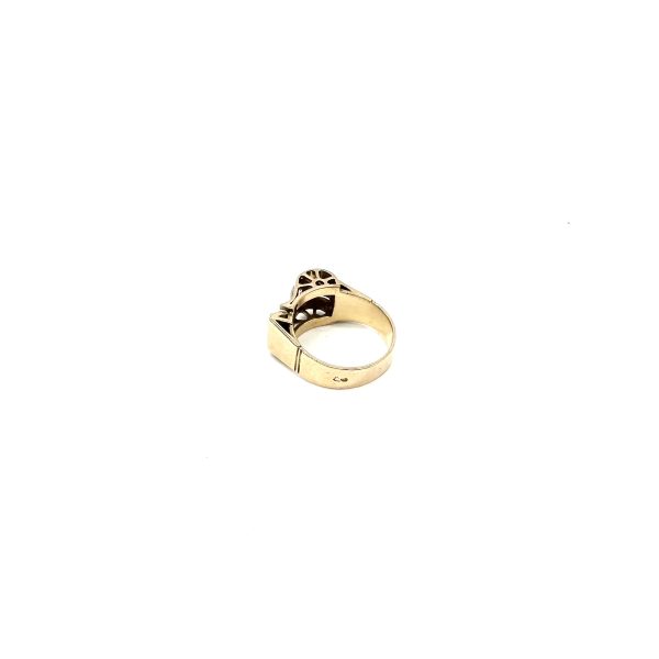 bijou occasion bijouterie frot guilde or rose platine 750 18 carats bague diamants