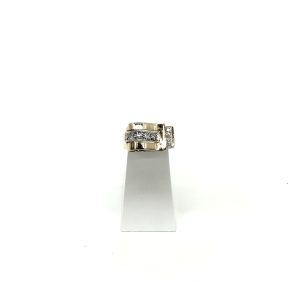 bijou occasion bijouterie frot guilde or rose platine 750 18 carats bague diamants