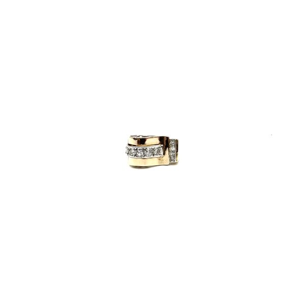 bijou occasion bijouterie frot guilde or rose platine 750 18 carats bague diamants
